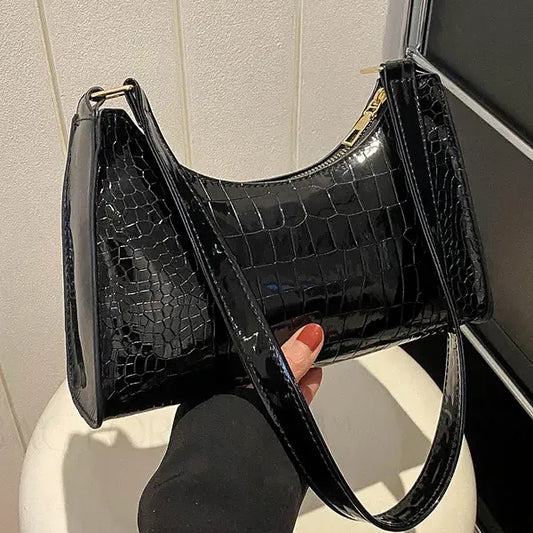 Crocodile Pattern Handbag
