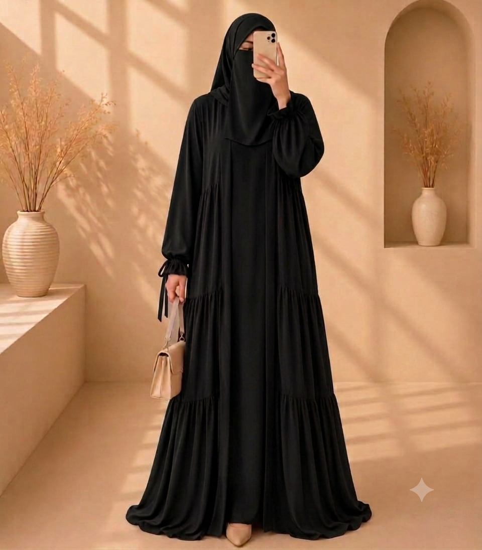 Flowline  Four Piece Abaya set