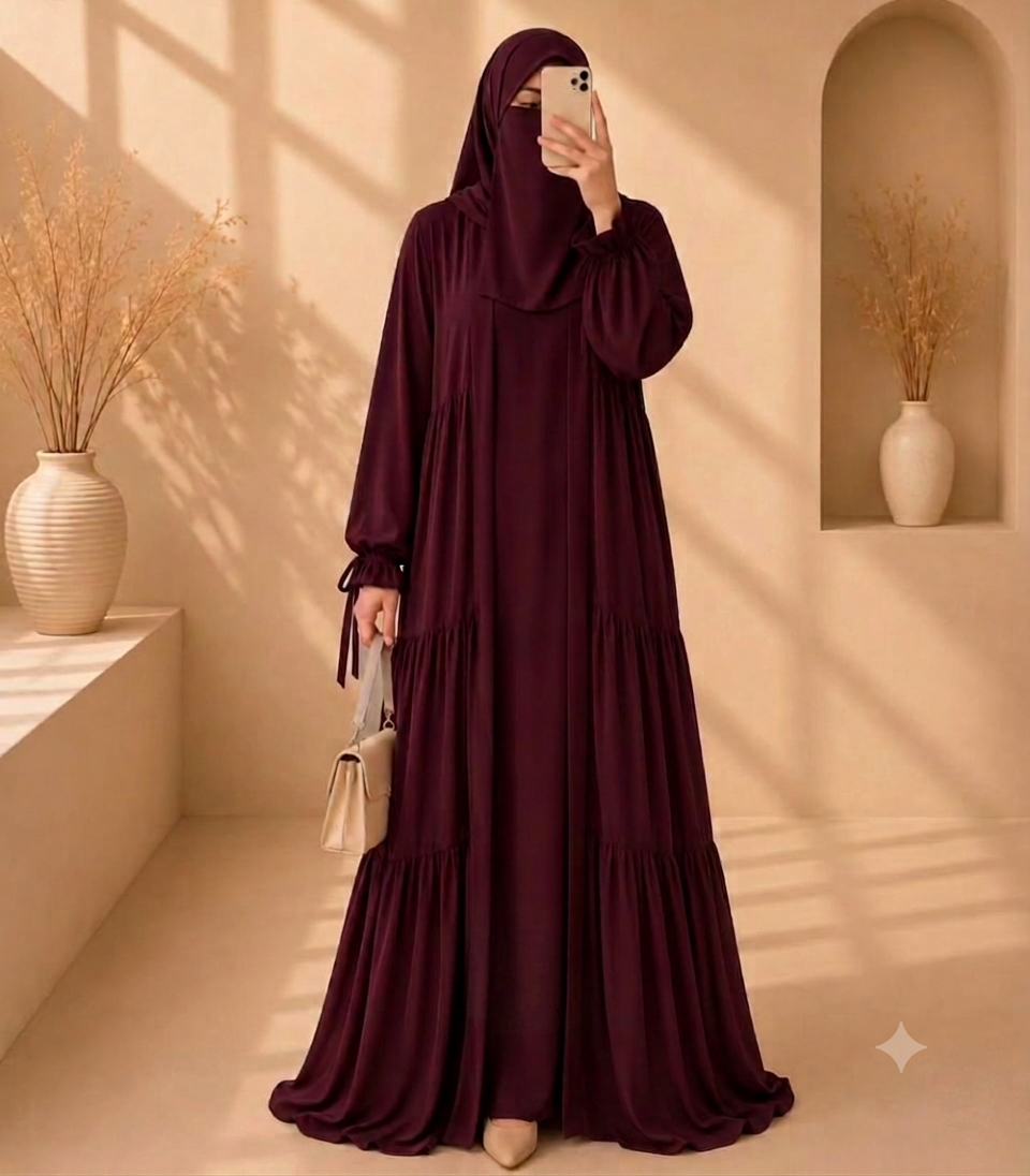 Flowline  Four Piece Abaya set