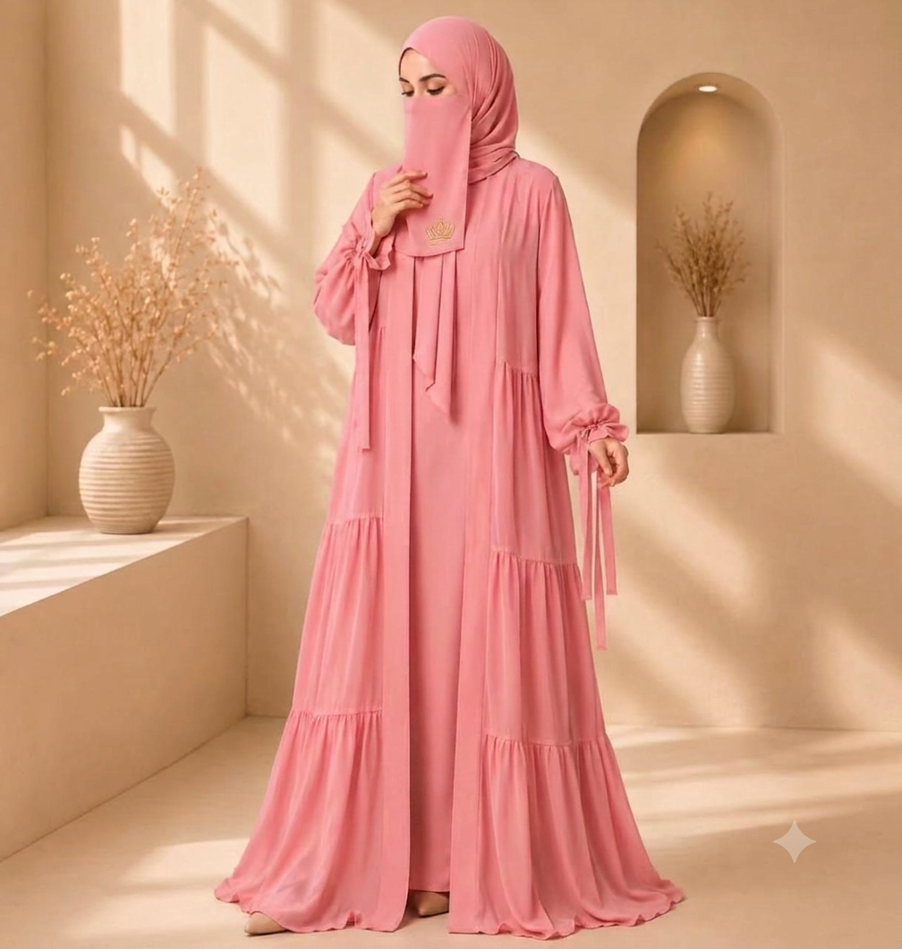 Flowline  Four Piece Abaya set