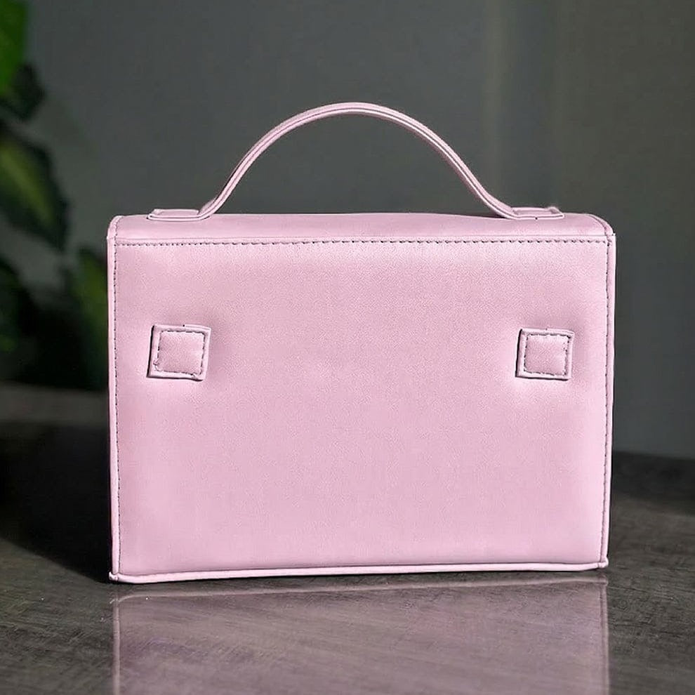 Noir Elegance Structured Crossbody Bag