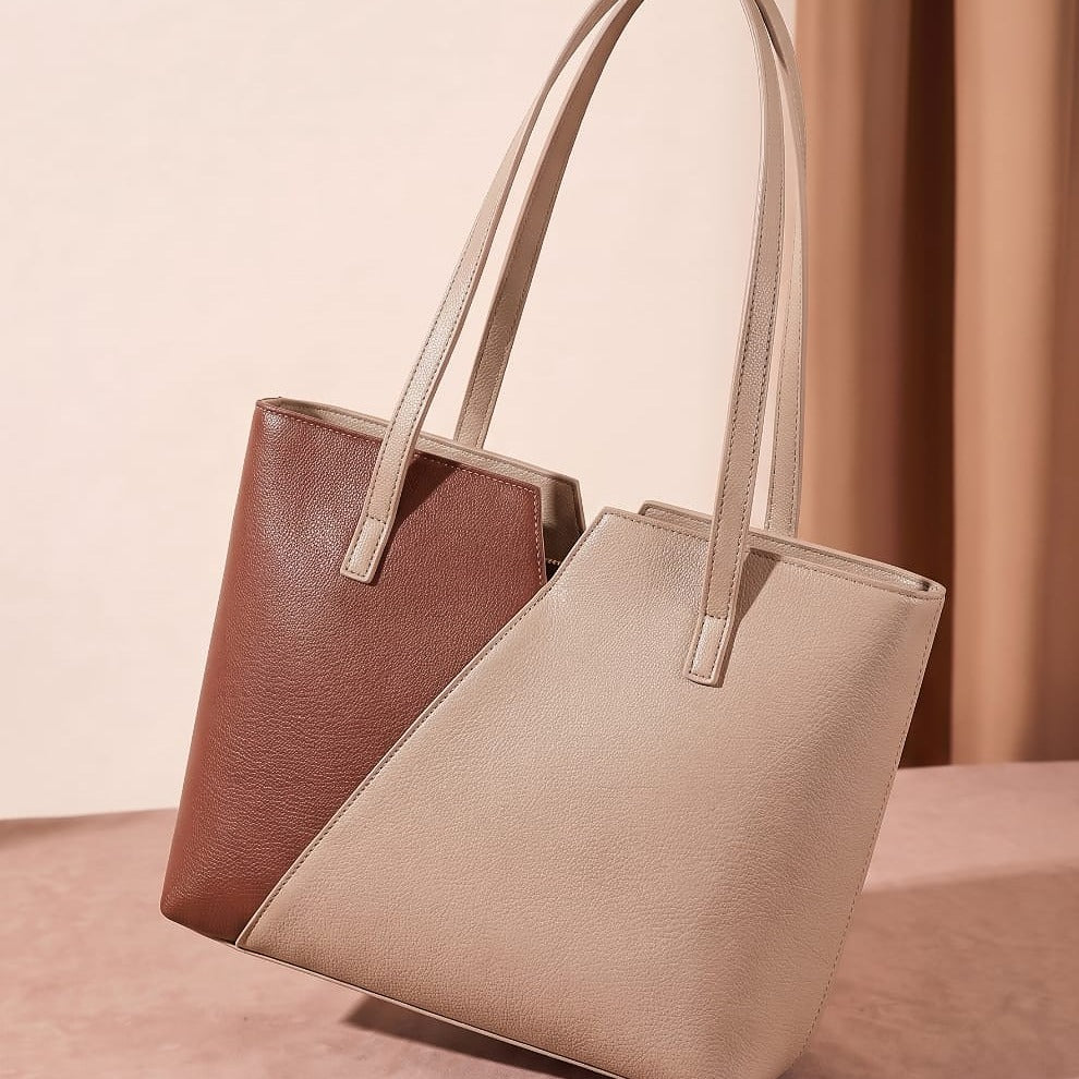 Two-Tone Shoulder Bag for Women