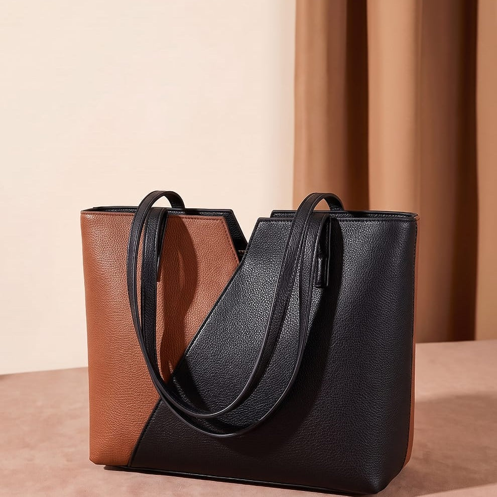 Two-Tone Shoulder Bag for Women