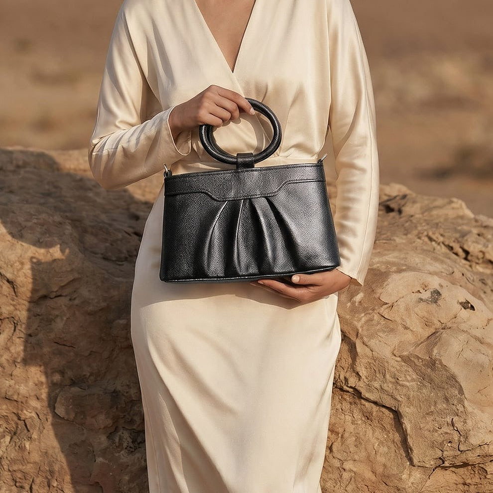 Ring Handle Handbag