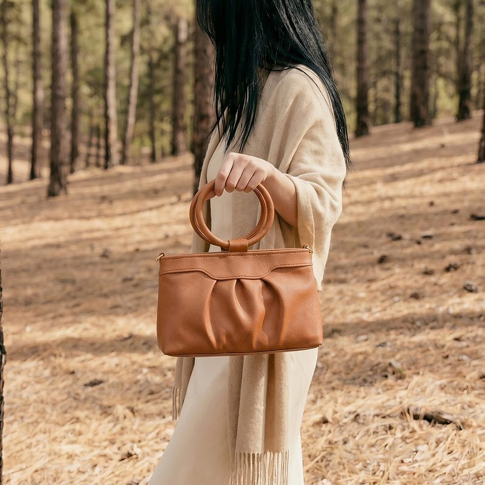 Ring Handle Handbag